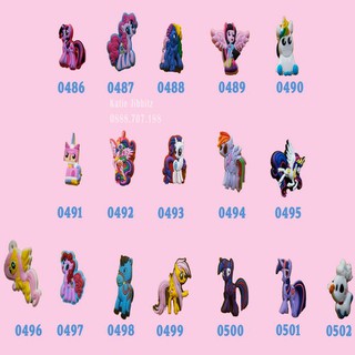 Nút nhựa sticker icon Jibbitz gắn dép sục, dép cá sấu 2D NHỎ (1 nút) mẫu B