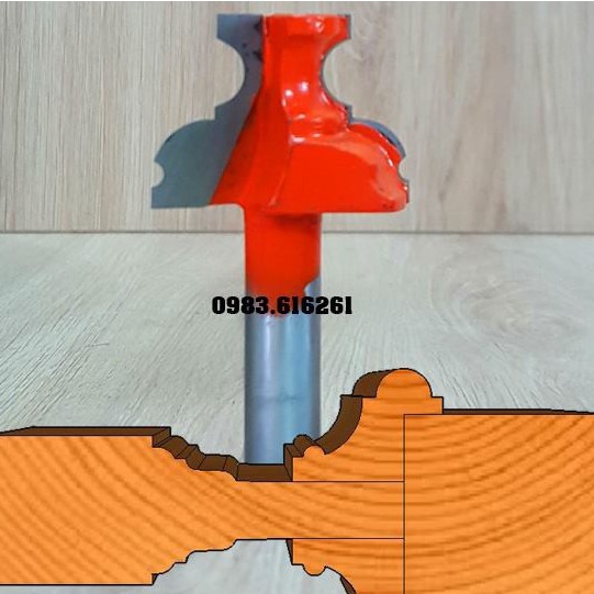 MŨI SOI GỖ ĐÁNH CHỈ NỔI TRÓN CÓ 1 CHỈ- CAO 30MM