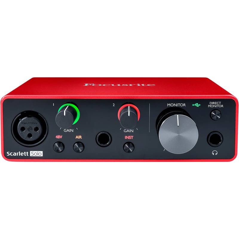 [Siêu Phẩm] Sound Card Âm Thanh Focusrite Solo (3rd Gen) – Chính hãng bh 3 năm