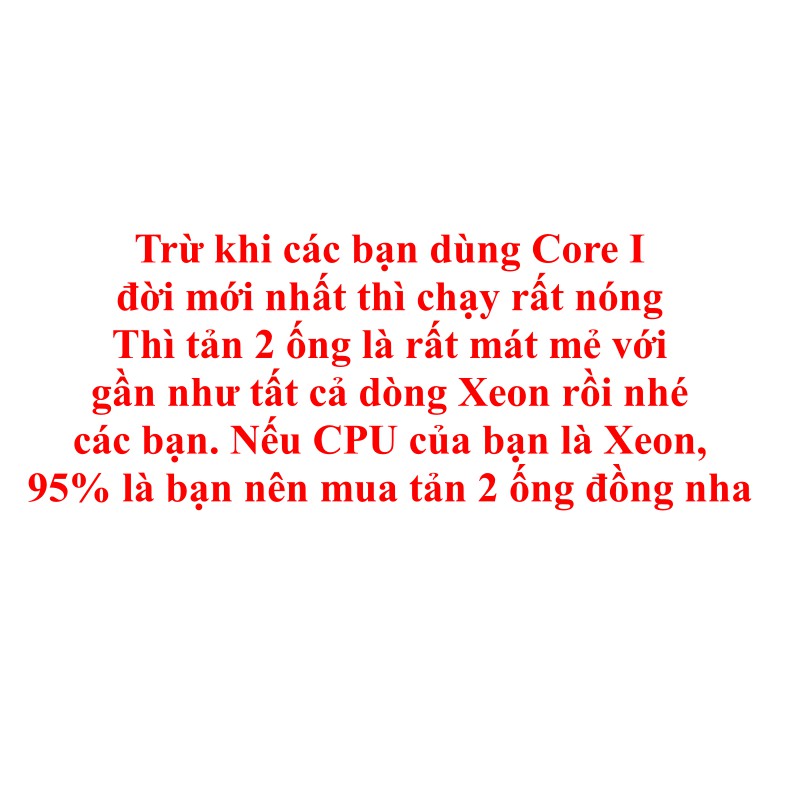 Tản nhiệt 775 115x 1366 1200 1700 x58 x79 i3 i5 i7 Xeon 2 / 4 ống đồng 95w Jonsbo t400 t400i