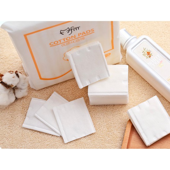 Bông tẩy trang 3 lớp Cotton Pads [Túi 222 miếng] Chính Hãng FM