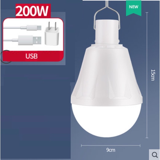 Bóng đèn LED tích điện kèm sạc chống nước