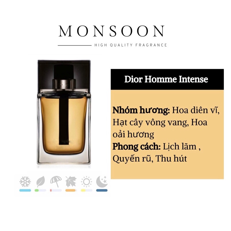 Nước hoa nam handmade Dior Homme Intense- người Ai Cập pha chế (ảnh thật tự chụp) giá rẻ