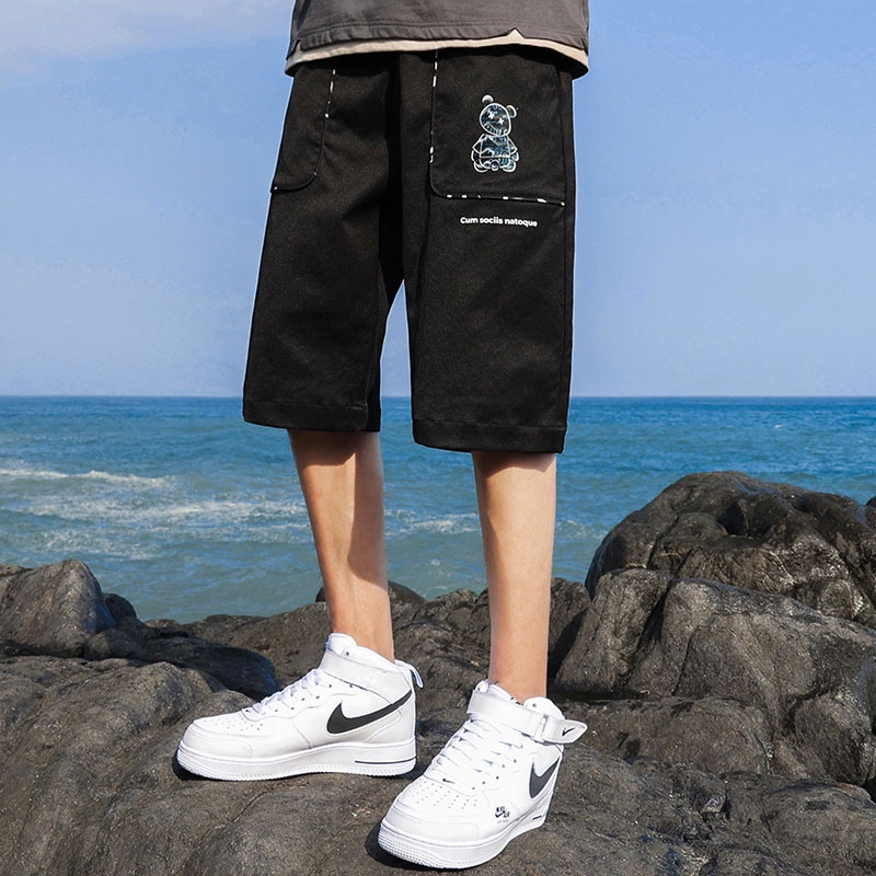 Quần short thể thao nam in hình hoạt hình size 4-XL