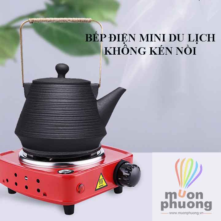 Bếp điện mini công suất 220V – 500W nhỏ gọn xinh xắn tiện dụng pha trà, pha cafe, pha mì không kén nồi -MUÔN PHƯƠNG SHOP