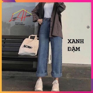 [FREE SHIP – HÀNG AUTH] Quần Jean Nữ, Quần Jean Ống Rộng SIMPLE 2, Chất Mềm, Thoáng Mát, Co Dãn Nhẹ, Mặc Là Thích Xịn