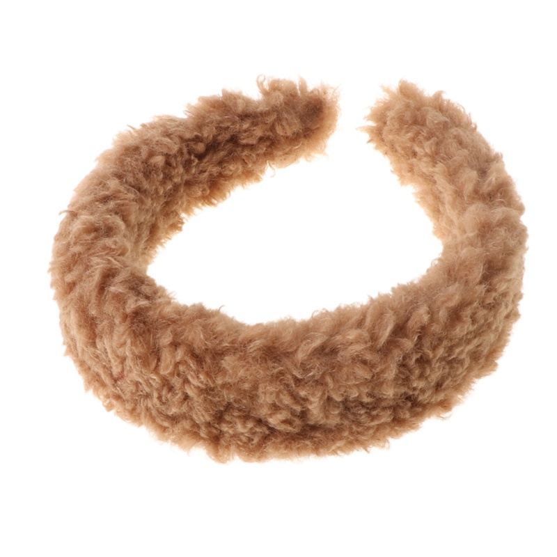 Băng Đô Cài Tóc Vải Lông Dày Dặn Màu Sắc Kẹo Ngọt Thời Trang Mùa Đông