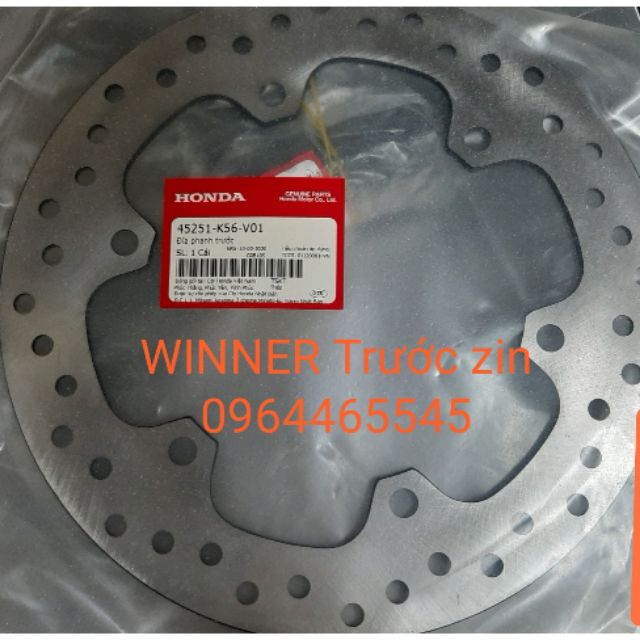 ĐĨA THẮNG_Đĩa trước Winner zin chính hãng Honda VN