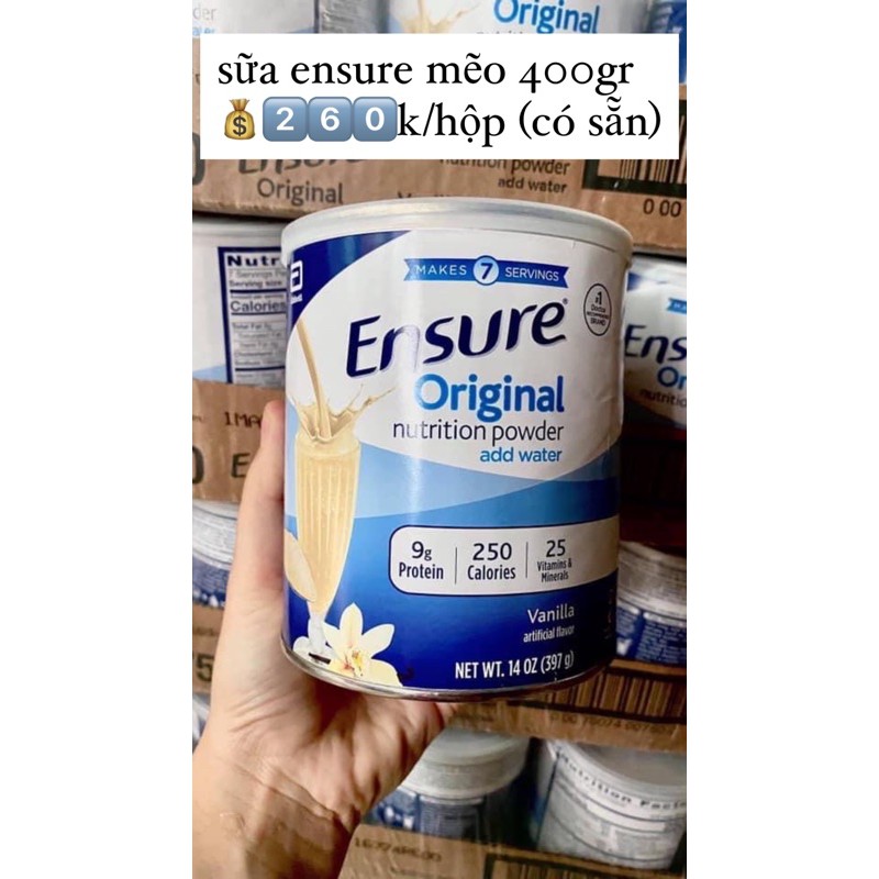 sữa ensure mỹ 400g