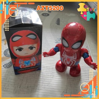 Đồ Chơi Người Nhện Nhảy Múa Nhạc Dance Bằng Nhựa - AZT5200