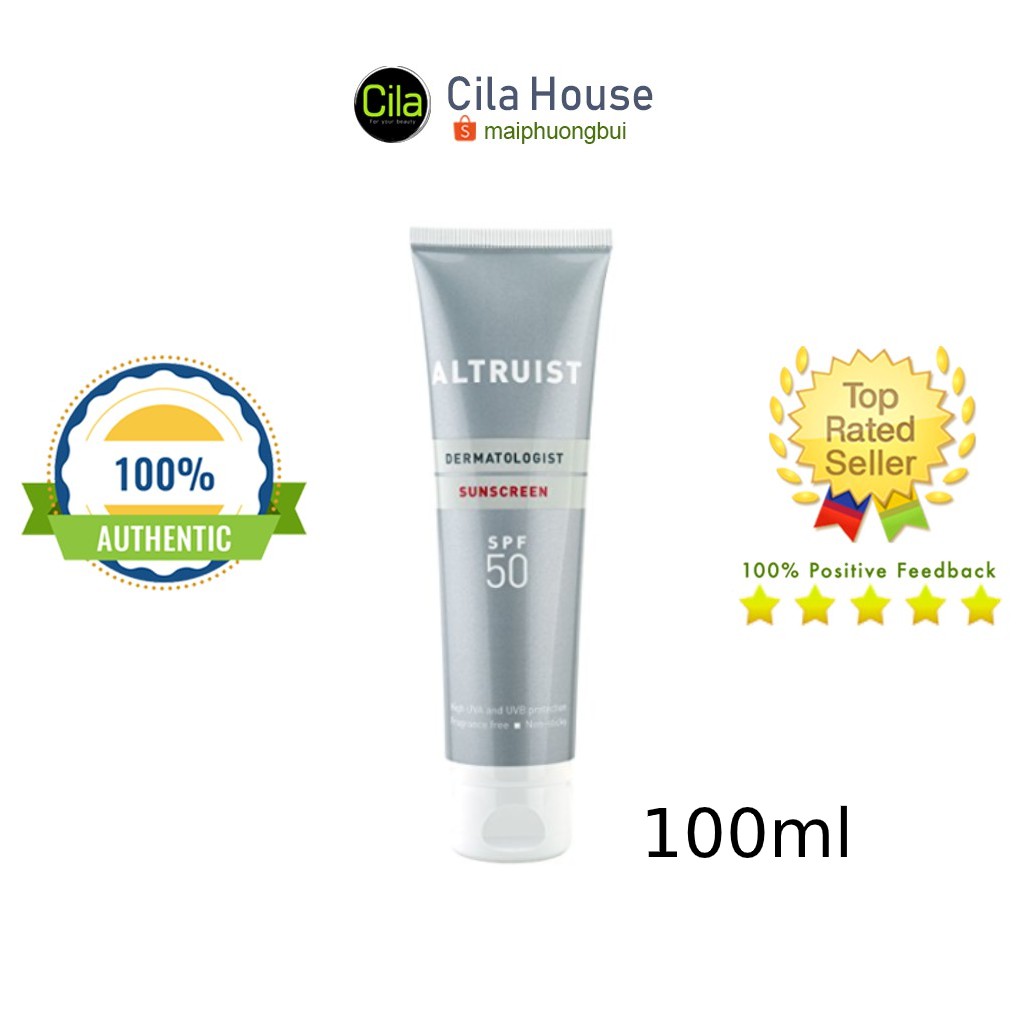 Kem chống nắng cho da nhạy cảm Altruist Dermatologist Sunscreen SPF30/50 - Cila House | BigBuy360 - bigbuy360.vn