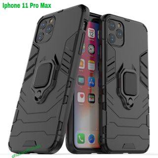 Ốp lưng Iphone 11 Pro Max 6.5'  Iron Man Iring chống sốc 2 mét cao cấp siêu bền giá đỡ xem phim