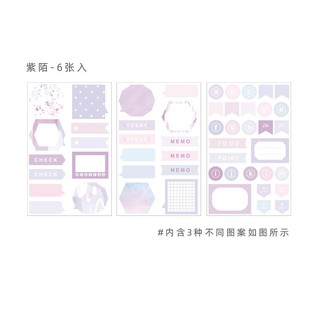 Washitape set lịch sổ tay