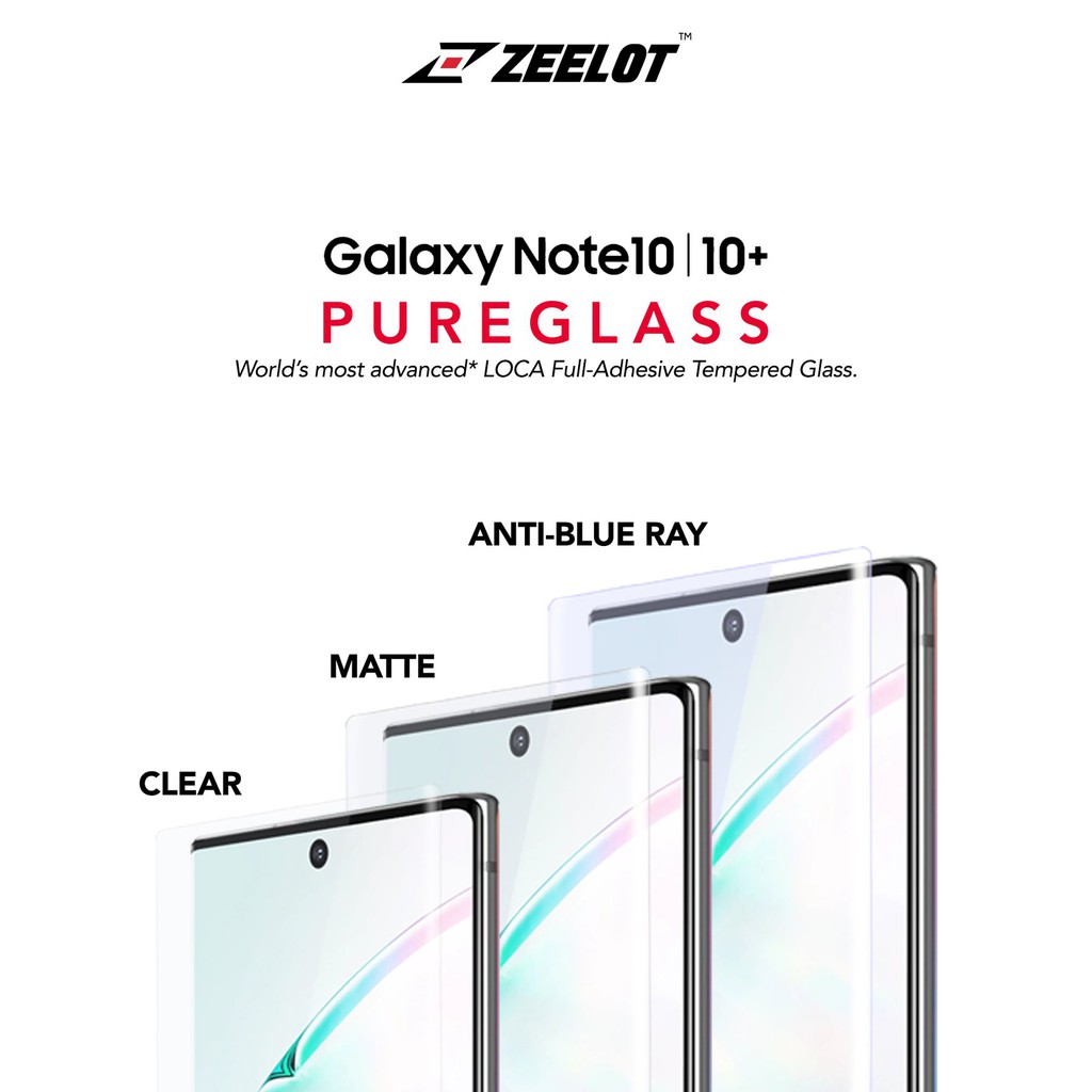 Kính cường lực UV Zeelot Samsung Note 10 Plus/Note 20 Ultra - Hàng Chính Hãng