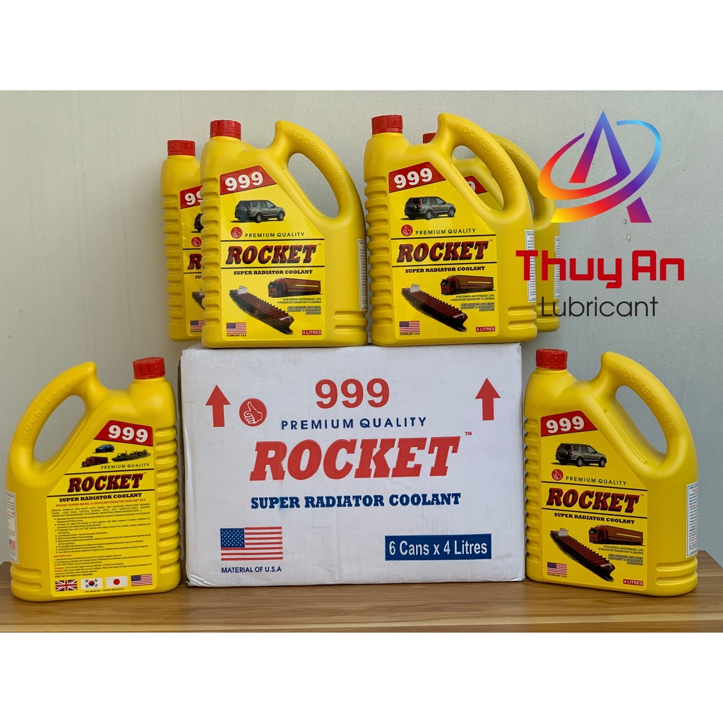 Nước Làm Mát Động Cơ Rocket 999  4L