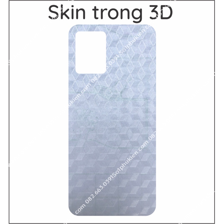 Miếng dán mặt lưng skin carbon Vivo Y21 Y21s Y33s