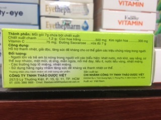 HERBA COOL - Bột sủi thanh nhiệt ( H/ 5 gói)