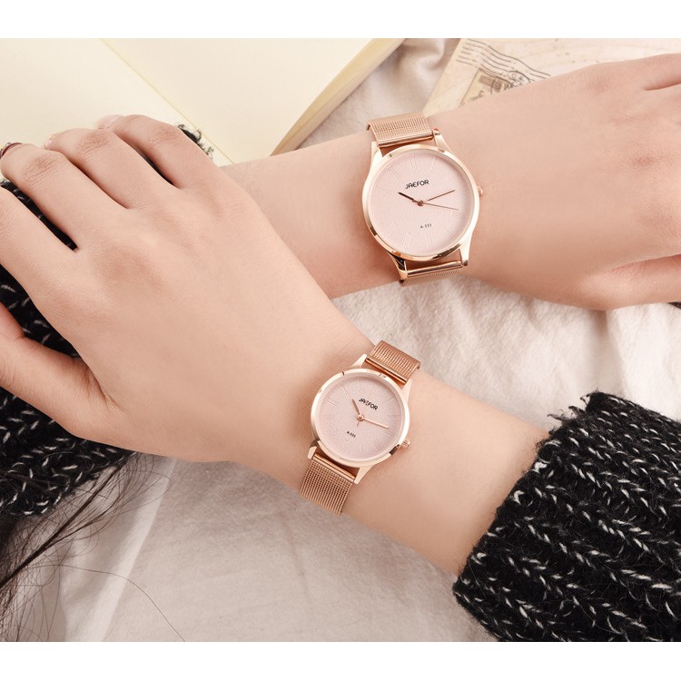[HOTTREND] Đồng hồ nữ JAEFOR kim loại - có size nam