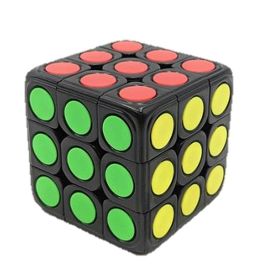 Rubik 3x3 Chấm Bi - Rubic 3 Tầng Stickerless - Đồ Chơi Trí Tuệ (Mã RB003)