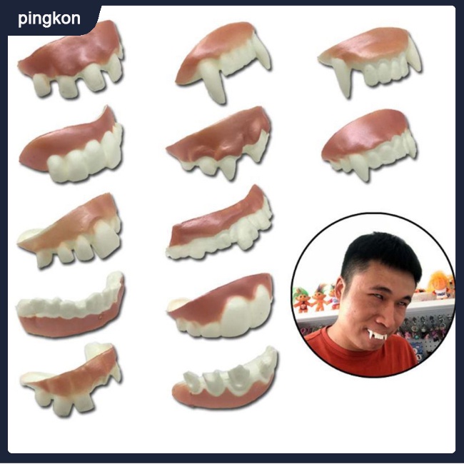 Hàm Răng Giả Mềm Hóa Trang Halloween