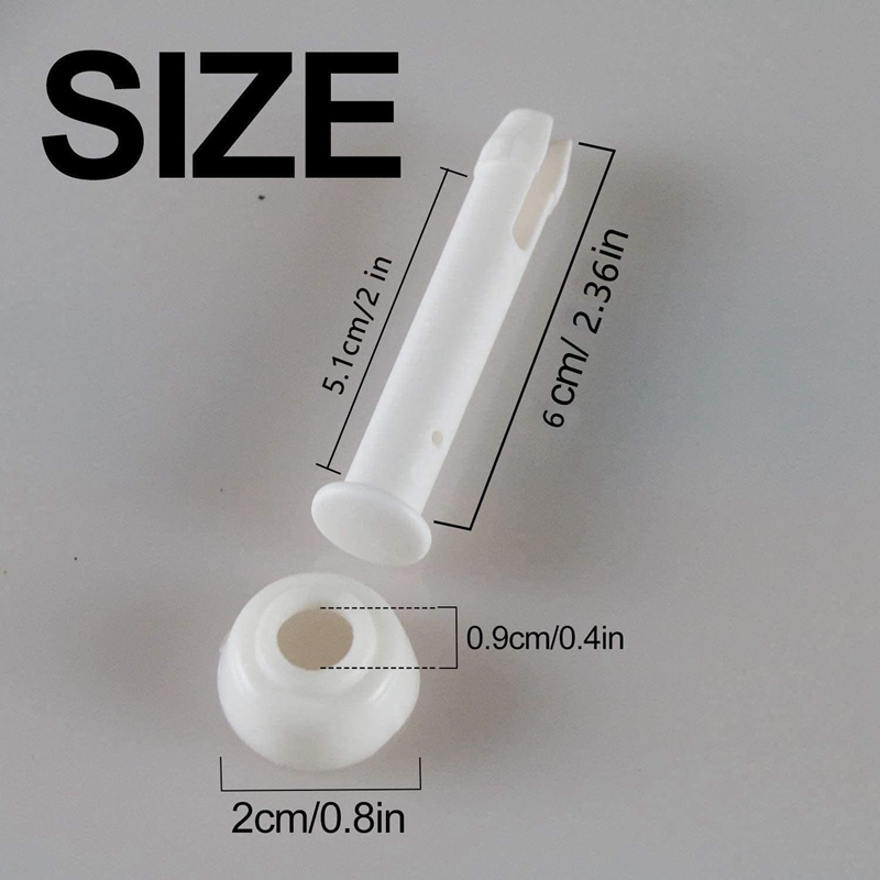 Bộ 12 Đinh Nhựa Và 12 Vòng Đệm Cao Su Cho Bể Bơi Intex 28270-28273 (2.36In)