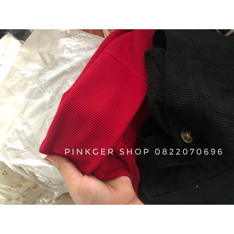 SET ÁO TRỄ VAI+VÁY NÚT - Pinkger Shop