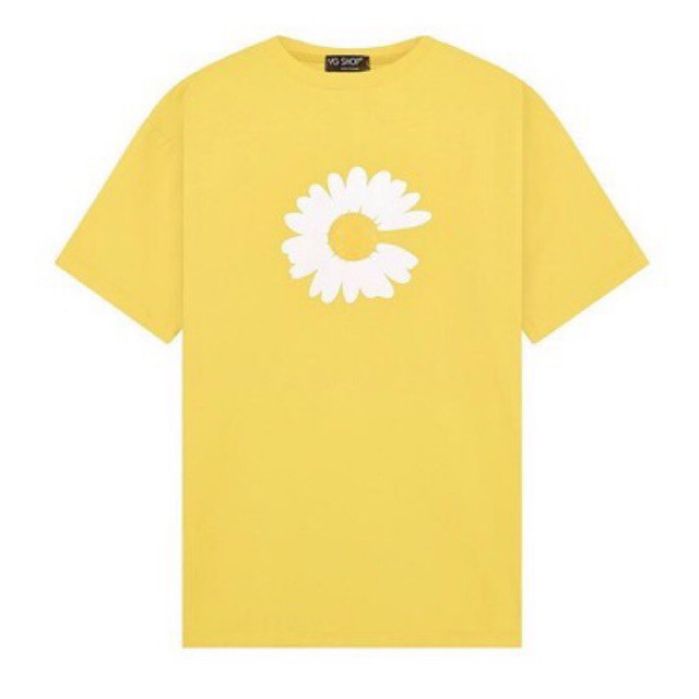 |PASS - NEW 98%| YG Shop Flower Yellow Tee size M (form rộng)