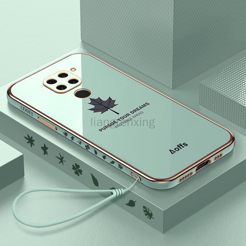 Ốp lưng xiaomi redmi note 9 Ốp Điện Thoại silica gel Mềm Mạ Điện Góc Phải Chống Sốc Cho xiaomi redmi note 9