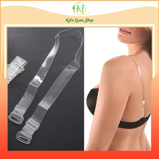 Dây áo lót quai áo ngực trong suốt 2 loại sợi dẹt và sợi tròn