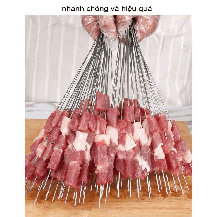 Máy xiên thịt tại nhà ABS BBQ full set - Home and Garden