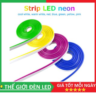 DÂY LED NEON DÀI 5 MÉT - Nguồn 12V Trang trí ngoài trời