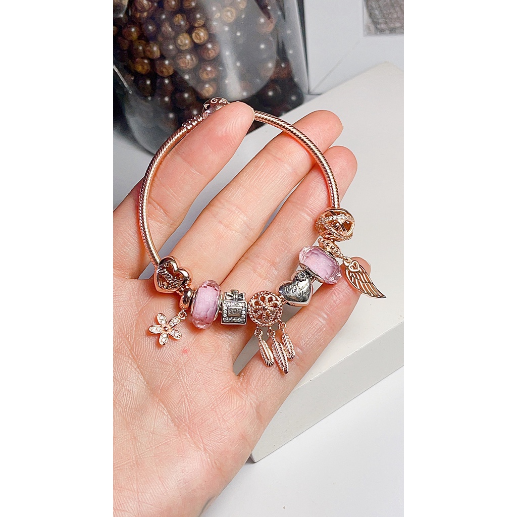 SET VÒNG PANDORA BẠC 925 MÀU TRẮNG