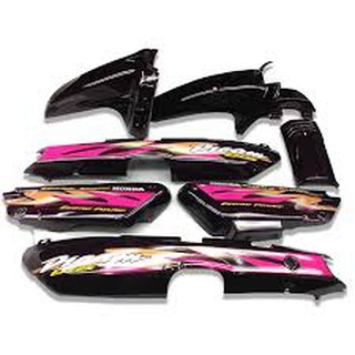 (Tặng Kèm Tem ) Dàn áo xe Dream 3 -Dream lùn màu Nho Tím -nhựa nguyên sinh ABS LOẠI 1