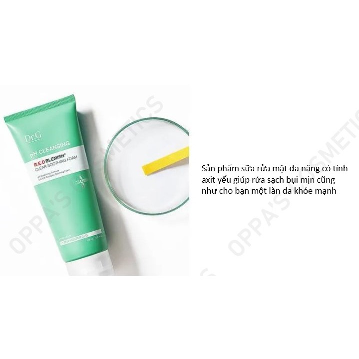 Sữa rửa mặt cho da nhạy cảm Dr.G R.E.D blemish Clear Soothing Foam 150ml