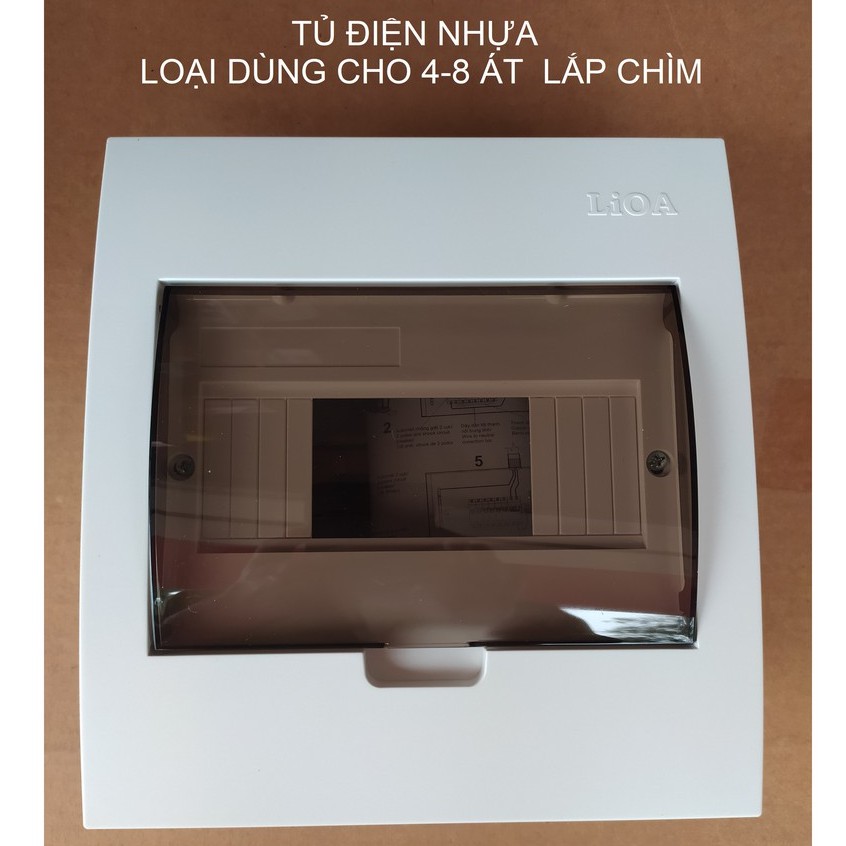 TỦ ĐIỆN NHỰA LiOA LẮP CHÌM DÙNG CHO ATTOMAT LOẠI NHỎ