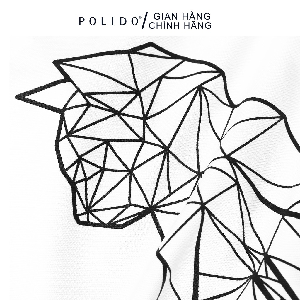 Áo Polo in hình The Cat 1 POLIDO vải Cotton co giãn, không bong tróc, thấm hút mồ hôi | BigBuy360 - bigbuy360.vn
