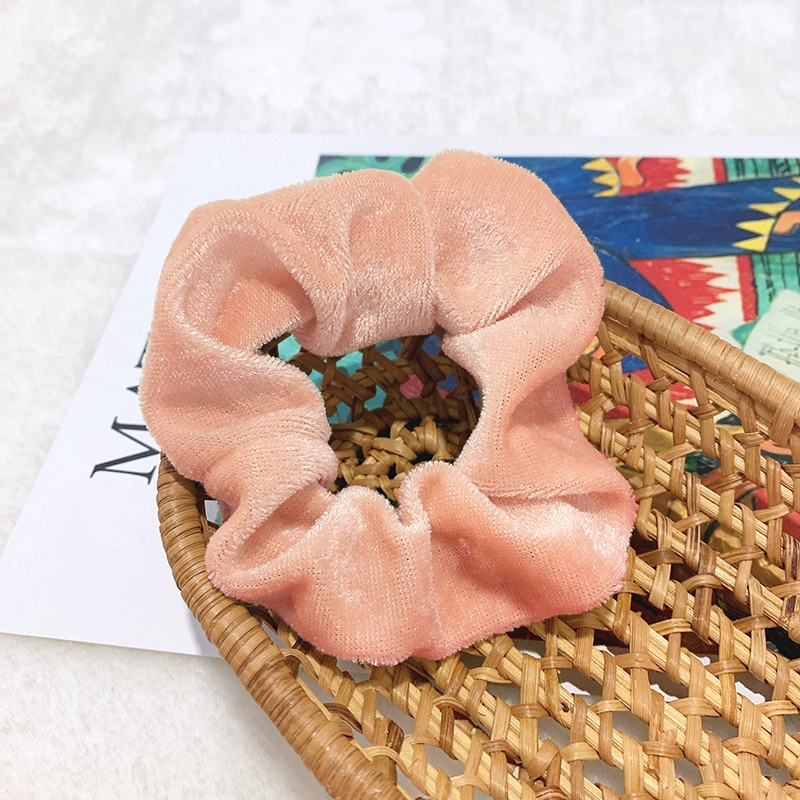 Nhập WAFACB20K giảm 20K cho đơn từ 99K_✨H&G✨Velvet Elastic Hair Bands,Velvet Large Intestine Scrunchies,Chiffon Hair Scrunchies