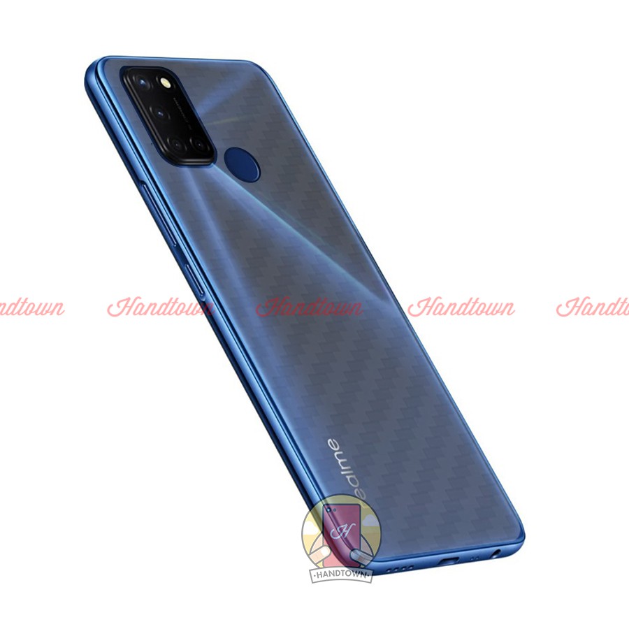 Miếng Dán Lưng Cacbon Realme C17 C 17 C20 Không Full Viền Bảo Vệ Mặt Lưng Máy Khỏi Bụi Bẩn Chống Trầy Xước Mặt Lưng Máy