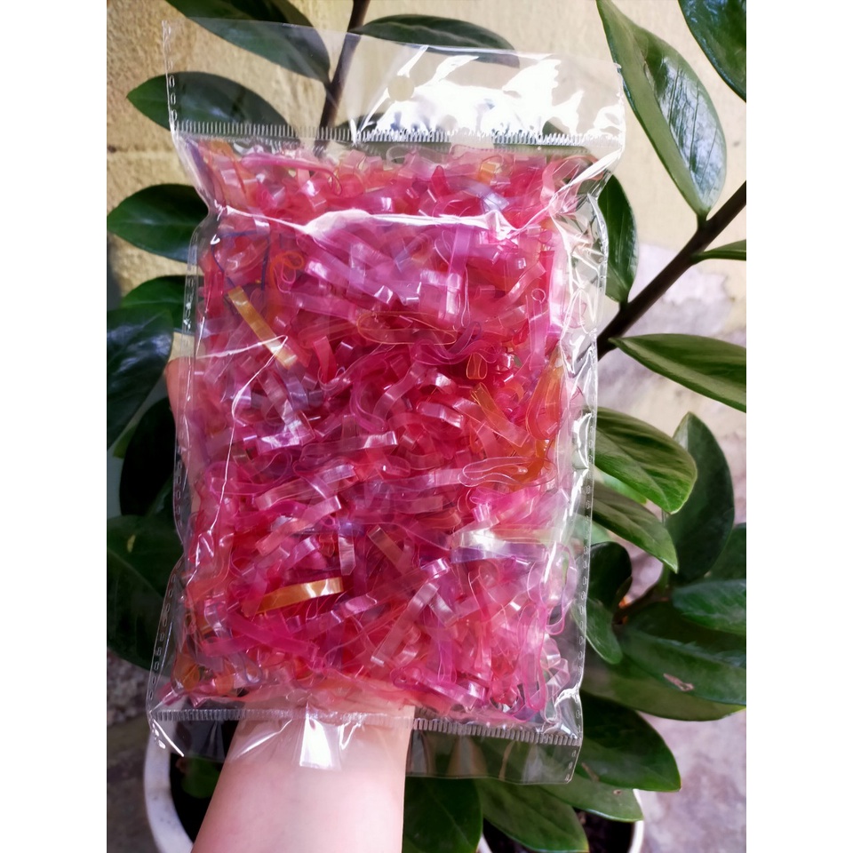 100g Thun Cột Tóc Nhiều Màu Siêu Dễ Thương
