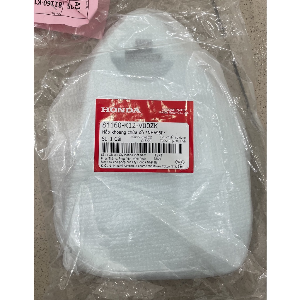 Nắp khoang chứa đồ nắp cốp phụ lead 125 2017-2018-2019-2020 2021-2022 chính hiệu honda