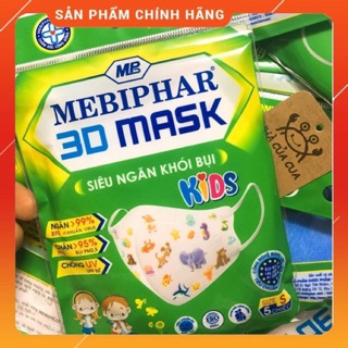 KHẨU TRANG [TRẺ EM] KHÁNG KHUẨN LỌC BỤI CHỐNG NẮNG 5 LỚP - Bao 5 cái - Sỉ & Lẻ - TÁI SỬ DỤNG ĐƯỢC - FACE MASK FOR KID