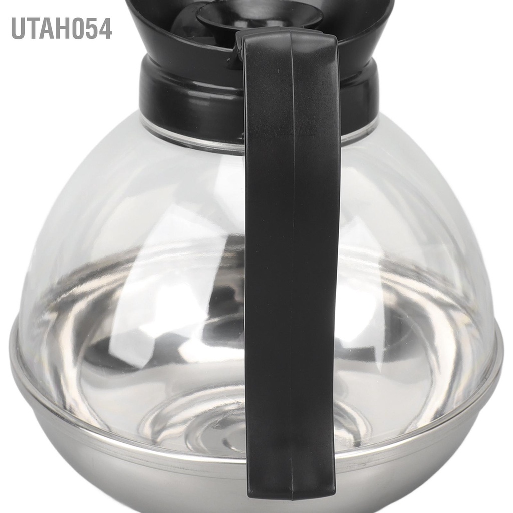 Utah054 Ấm pha cà phê Thép không gỉ 1700ml chịu nhiệt Bình trà gia đình cho bếp từ