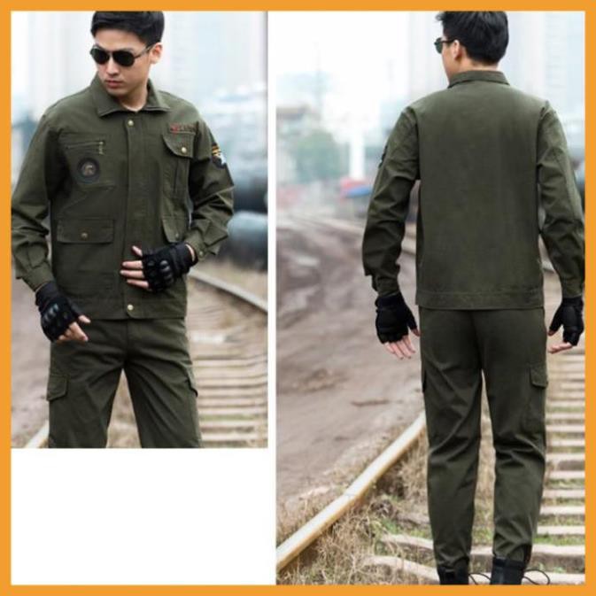 Quần Áo Túi Hộp Nam Chiến Thuật Đi Rừng