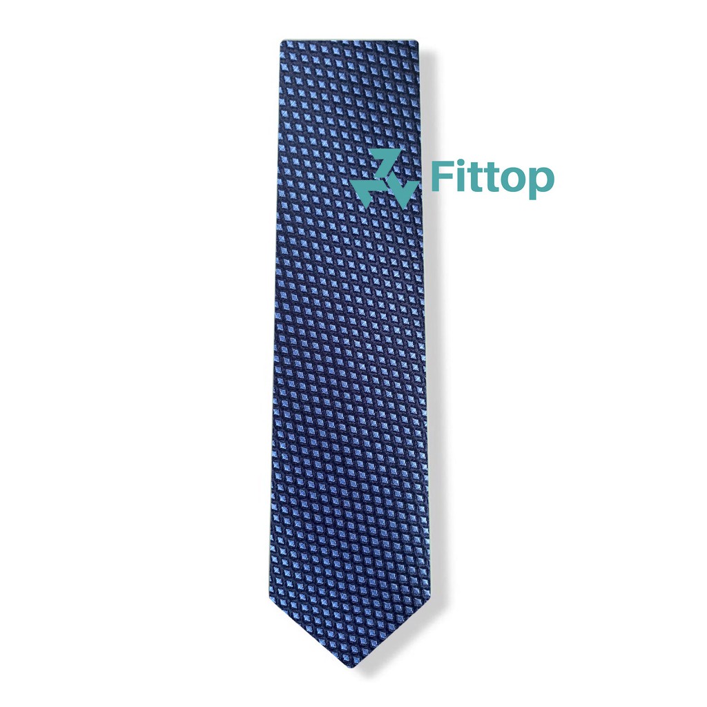 Cà Vạt Nam Xanh Cao Cấp Bản Hàn Quốc 7cm FITTOP CAVAT-205