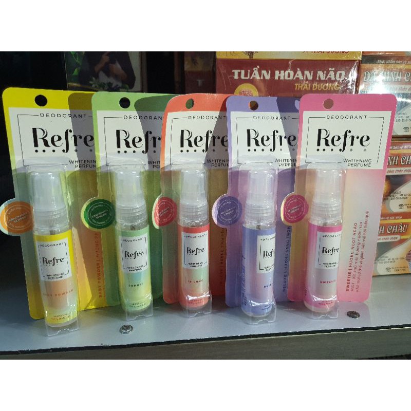 Xịt khử mùi hương nước hoa Refre  30ml