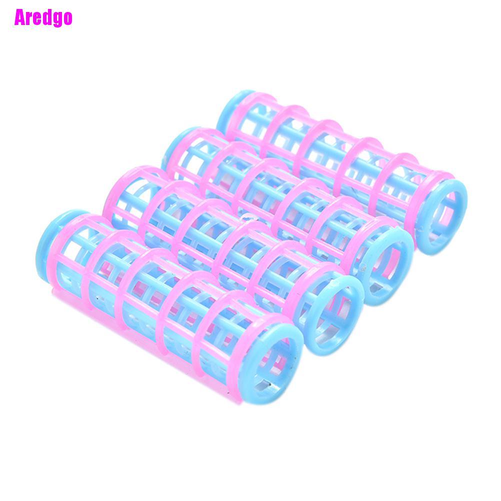 Bộ 5 Dụng Cụ Uốn Tóc Màu Hồng Và Xanh Dương Cho Búp Bê Barbie