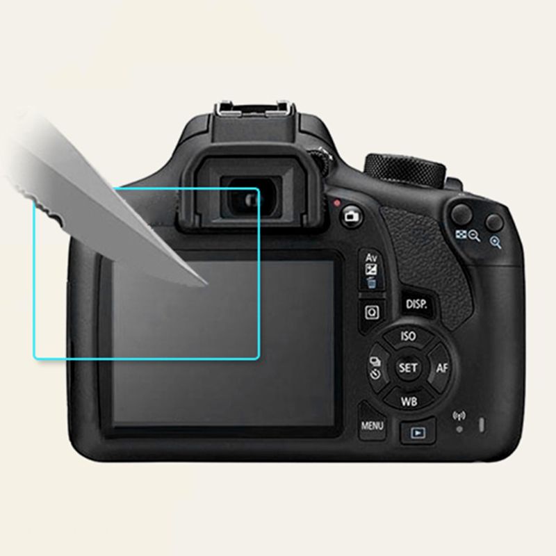 Kính Cường Lực Bảo Vệ Màn Hình Máy Ảnh 1300D 1200D Phong Cách Retro