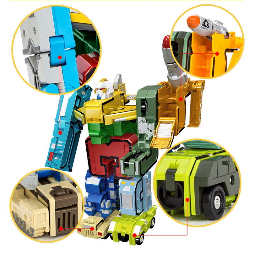 Robot Biến Hình Từ Những Con Số – Đồ Chơi Trẻ Em