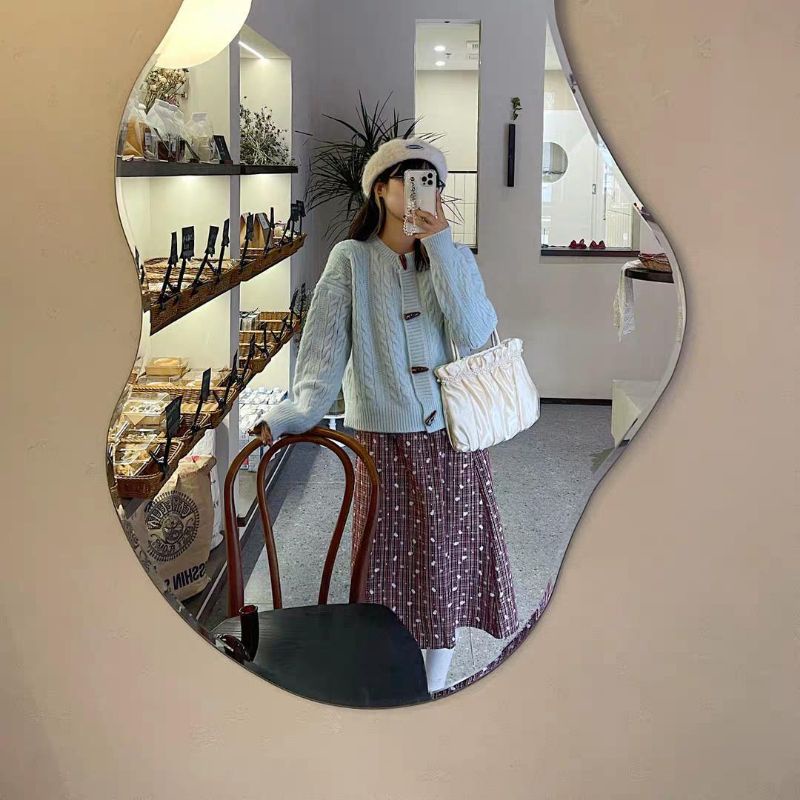 Áo len cardigan cài khuy gỗ - áo len vặn dày dặn