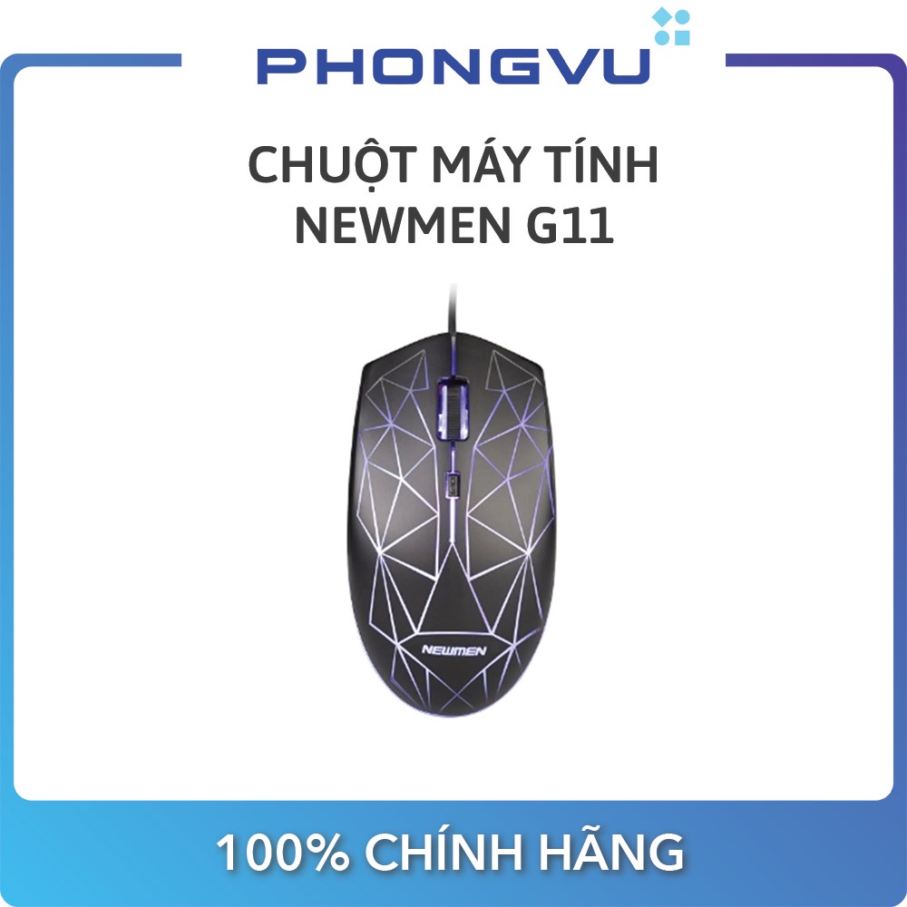 Chuột gaming Newmen G11 (Đen) - Bảo hành 24 tháng